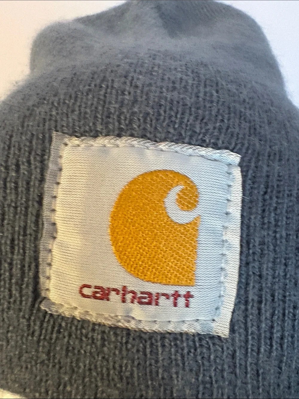 Carhartt Magnesium Gray Short Knit Beanie Hat Cap A205 e03